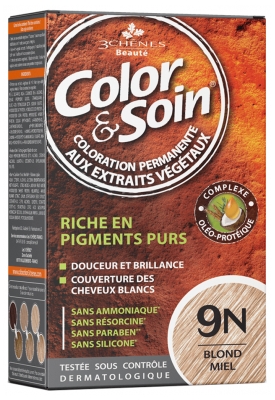 Les 3 Chênes Color & Soin Permanent Color Care - Hair Colour: Honey Blond: 9N