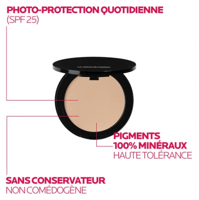 La Roche-Posay Tolériane Poudre Compacte Mineral 9.5 g - Teinte : 11 : Beige Clair