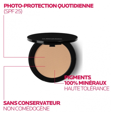 La Roche-Posay Tolériane Poudre Compacte Mineral 9.5 g - Teinte : 15 : Doré
