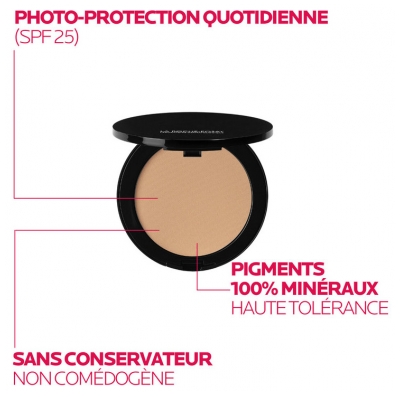 La Roche-Posay Tolériane Poudre Compacte Mineral 9.5 g - Teinte : 14 : Beige Rosé