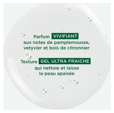 Klorane Gel Douche Nutritif au Cupuaçu Bio Zeste d'Agrumes 200 ml