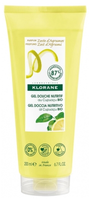 Klorane Vyživující sprchový gel s Bio Cupuaçu Citrusová kůra 200 ml
