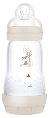 MAM Easy Start Baby Bottle 260 ml 2 Months and + Flow 2 - Colour: Sand