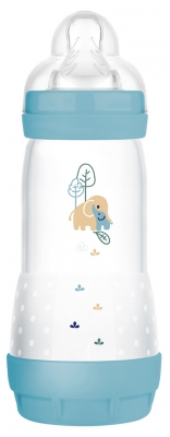 MAM Easy Start Feeding Bottle 320 ml 4 Months and + Flow Rate 3 - Colour: Ocean