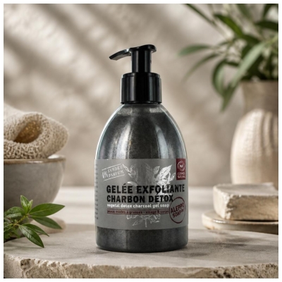 Tadé Gelée Exfoliantă Cărbune Detox Bio 300 ml