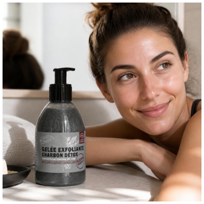 Tadé Vegetal Detox Charcoal Gel Soap Organic 300ml