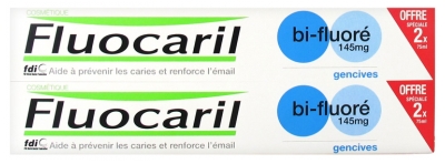 Fluocaril Bi-Fluorinated Gums Toothpaste 145mg 2 x 75ml