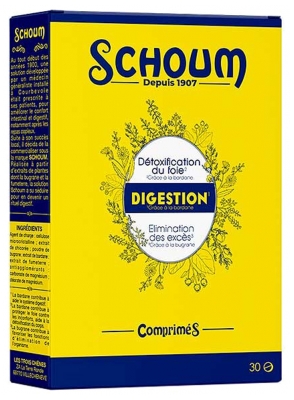 Schoum Spijsvertering 30 Tabletten