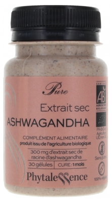 Phytalessence Pure Ashwagandha Organic 30 Kapsułek