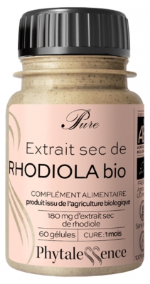 Phytalessence Pure Rhodiola Organic 60 Capsules
