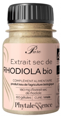 Phytalessence Reine Rhodiola Bio 60 Kapseln