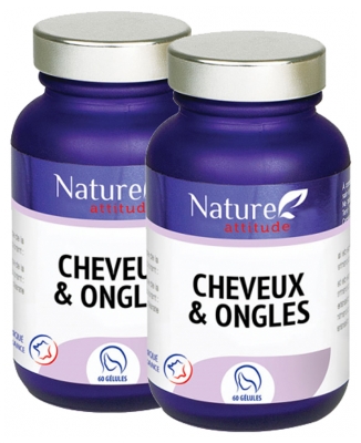 Nature Attitude Cabelo e Unhas Pack de 2 x 60 Cápsulas