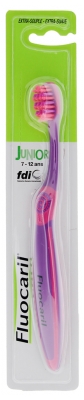 Fluocaril Cepillo de Dientes Junior 7-12 Años Extra-Flexible - Color: Violeta et Rosa