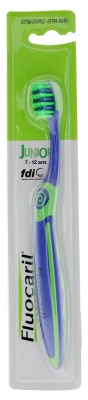 Fluocaril Junior Toothbrush 7-12 Years Extra-Flexible - Colour: Blue and Green