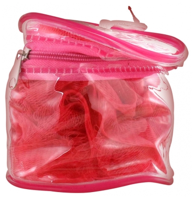 Flor de Massagem Estipharm com Necessaire - Cor: Vermelho