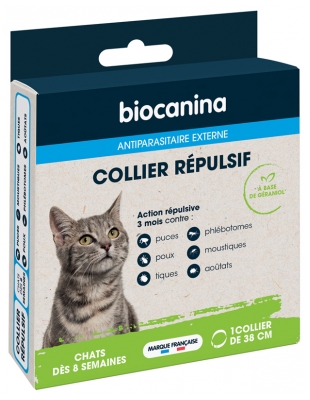 Biocanina Collare Repellente per Gatti da 8 Settimane