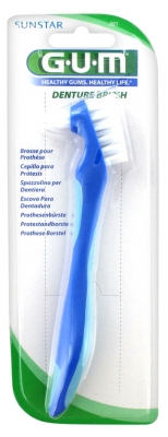 GUM Denture Brush 201 - Colour: Blue