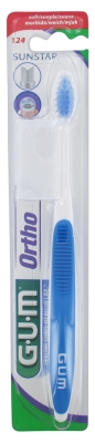 GUM Cepillo de Dientes Ortho 124 - Color: Azul