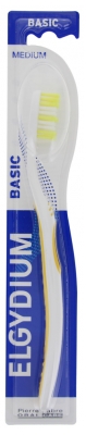 Elgydium Basic Zahnbürsten Medium - Farbe: Gelb