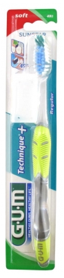 GUM Techniczna Szczoteczka do Zębów+ 490 - Kolor: Zielony 1