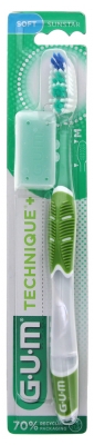 GUM Toothbrush Technique+ 490 - Colour: Green 2