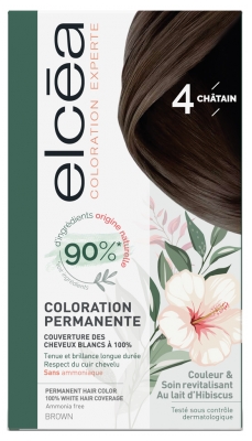 Elcéa Permanent Expert Hair Color - Hair Colour: 4 Brown