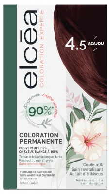 Elcéa Permanent Expert Hair Color - Hair Colour: 4.5 Mahogany