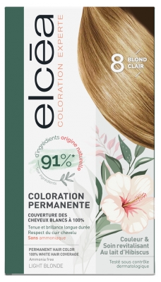 Elcéa Permanent Expert Hair Color - Hair Colour: 8 Light Blonde