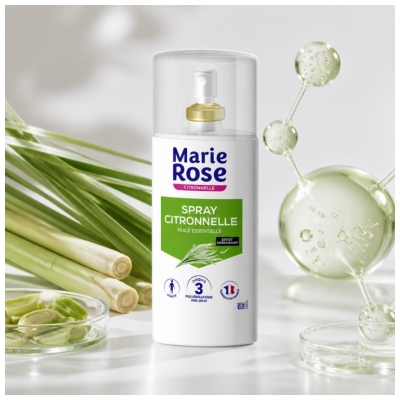 Marie Rose Erfrischendes Spray mit Zitronengras 100 ml