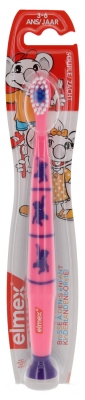Elmex Soft Toothbrush Children Aged 3-6 - Colour: Red