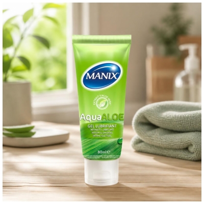 Manix Aqua Aloe Gel Lubrifiant Sensitif 80 ml