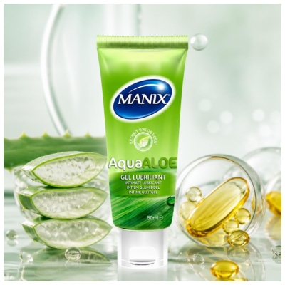 Manix Aqua Aloe Gel Lubrifiant Sensitif 80 ml