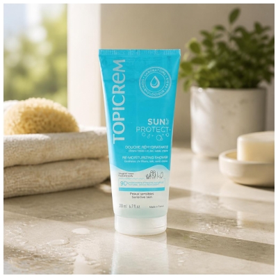 Topicrem Gel Doccia Reidratante Sun Protect 200 ml