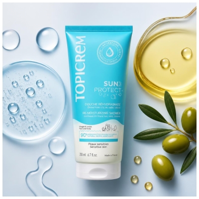 Topicrem Sun Protect Rehydrierende Dusche 200 ml