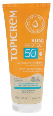 Topicrem Sun Protect Lait Solaire Hydratant SPF50+ 200 ml