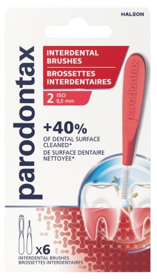 Parodontax 6 Interdental Brushes - Size: ISO2 0.5 mm