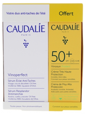 Caudalie Vinoperfect Siero Anti-Spot Radiance 30 ml + Vinosun Protect Cream SPF50+ 25 ml Gratis