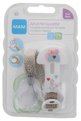 MAM Universal Dummy Clip All Ages - Model: Turtle