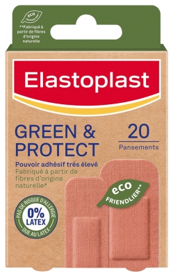 Elastoplast Pansement Green & Protect 20 Pansements