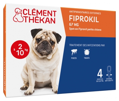 Clément Thékan Fiprokil 67 mg Cani Piccoli 4 Pipette