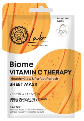 Natura Siberica Lab Biome Vitamin C Therapy Sheet Mask 25g