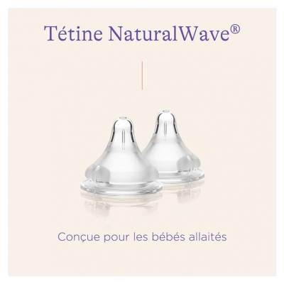 Lansinoh Natural Wave 2 Tétines 0 Mois et +