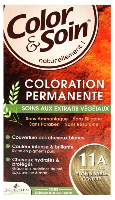 Les 3 Chênes Color & Soin Coloration Permanente - Coloration : Blond Sable Cendré : 11A