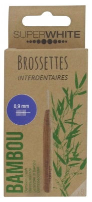 Superwhite 8 Brossettes Interdentaires - Taille : 0,9 mm