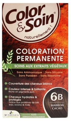 Les 3 Chênes Color & Soin Coloration per Donne - Colorare: Marrone cacao: 6B