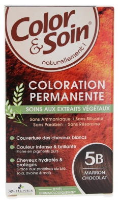 Les 3 Chênes Color & Soin Permanent Color Care - Hair Colour: Chocolate Brown: 5B