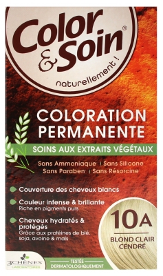 Les 3 Chênes Color & Soin Coloration per Donne - Colorare: Biondo cenere chiaro: 10A