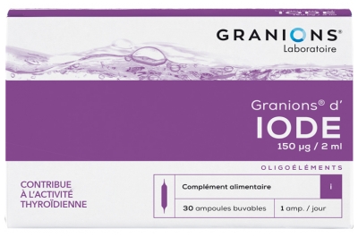 Granions de 30 de Fiole de Iod