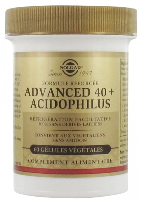 Solgar Advanced 40+ Acidophilus 60 Gélules Végétales
