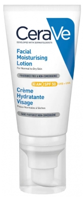 CeraVe Mitrinošs Sejas Krēms SPF50 52 ml